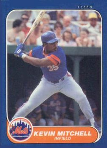 #U-76 Kevin Mitchell - New York Mets - 1986 Fleer Update Baseball