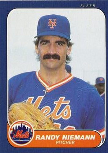 #U-82 Randy Niemann - New York Mets - 1986 Fleer Update Baseball