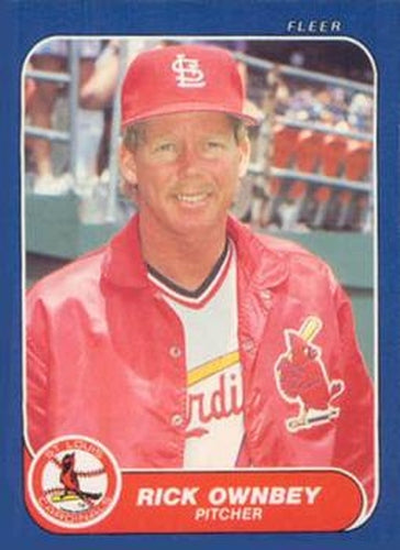 #U-85 Rick Ownbey - St. Louis Cardinals - 1986 Fleer Update Baseball