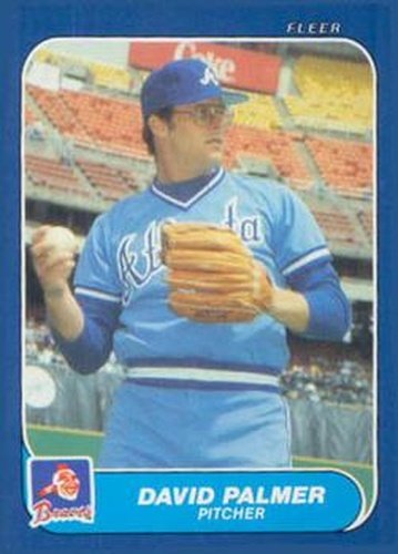 #U-87 David Palmer - Atlanta Braves - 1986 Fleer Update Baseball