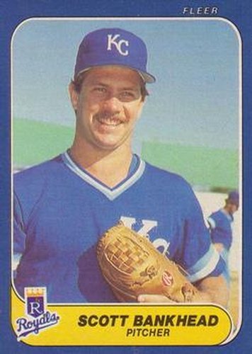 #U-8 Scott Bankhead - Kansas City Royals - 1986 Fleer Update Baseball