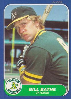 #U-9 Bill Bathe - Oakland Athletics - 1986 Fleer Update Baseball