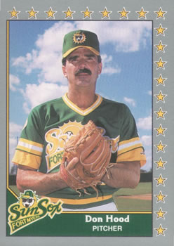 #108 Don Hood - Fort Myers Sun Sox - 1990 Pacific Senior League Baseball