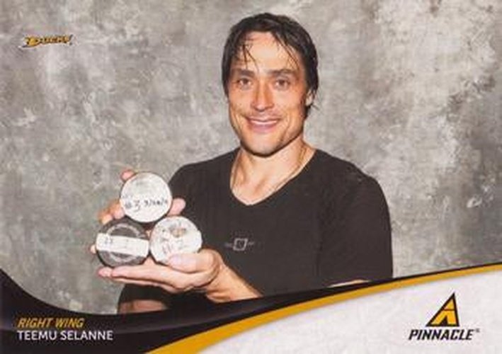 #108 Teemu Selanne - Anaheim Ducks - 2011-12 Panini Pinnacle Hockey