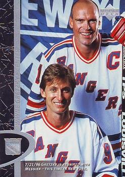 #108 Wayne Gretzky / Mark Messier - New York Rangers - 1996-97 Upper Deck Hockey