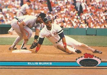 #108 Ellis Burks - Boston Red Sox - 1991 Stadium Club Baseball