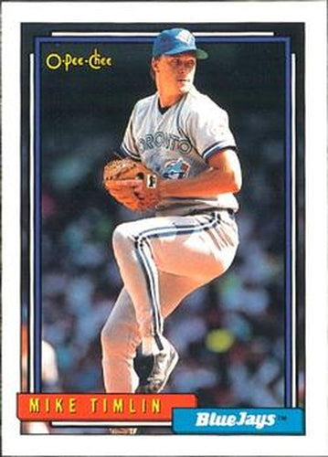 #108 Mike Timlin - Toronto Blue Jays - 1992 O-Pee-Chee Baseball