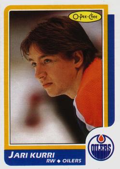 #108 Jari Kurri - Edmonton Oilers - 1986-87 O-Pee-Chee Hockey