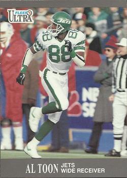 #108 Al Toon - New York Jets - 1991 Ultra Football