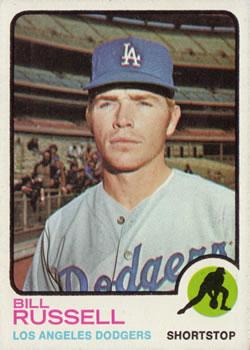 #108 Bill Russell - Los Angeles Dodgers - 1973 Topps Baseball