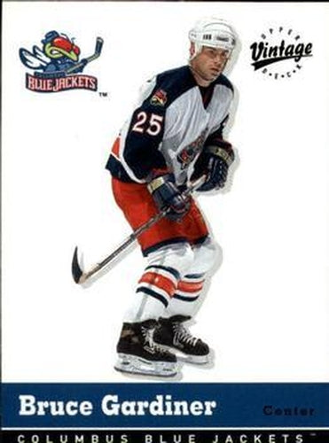 #108 Bruce Gardiner - Columbus Blue Jackets - 2000-01 Upper Deck Vintage Hockey