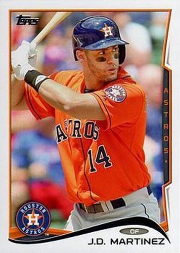 #108 J.D. Martinez - Houston Astros - 2014 Topps Baseball