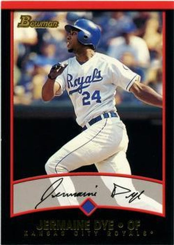 #108 Jermaine Dye - Kansas City Royals - 2001 Bowman Baseball