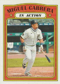 #108 Miguel Cabrera - Detroit Tigers - 2021 Topps Heritage Baseball