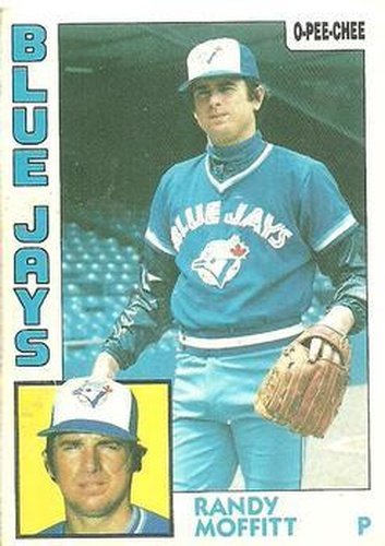 #108 Randy Moffitt - Toronto Blue Jays - 1984 O-Pee-Chee Baseball