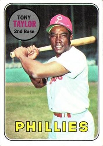 #108 Tony Taylor - Philadelphia Phillies - 1969 Topps Baseball