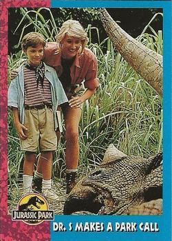 #108 Dr. S Makes a Park Call - 1993 Topps Jurassic Park