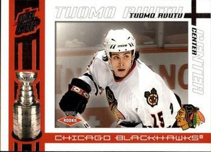 #108 Tuomo Ruutu - Chicago Blackhawks - 2003-04 Pacific Quest for the Cup Hockey