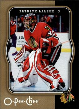 #108 Patrick Lalime - Chicago Blackhawks - 2007-08 O-Pee-Chee Hockey