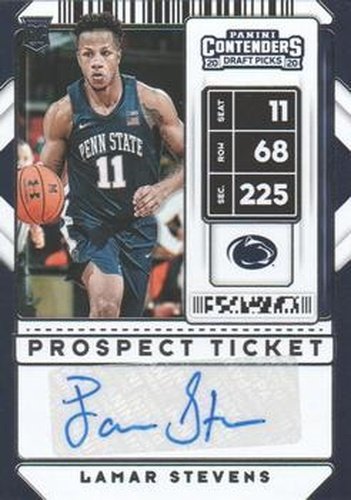 #108b Lamar Stevens - Penn State Nittany Lions - 2020 Panini Contenders Draft Picks Basketball