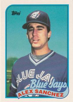 #109T Alex Sanchez - Toronto Blue Jays - 1989 Topps Traded Baseball