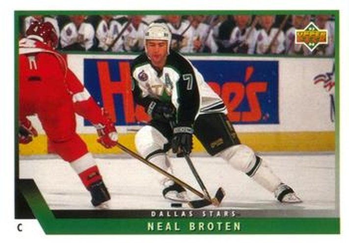#109 Neal Broten - Dallas Stars - 1993-94 Upper Deck Hockey
