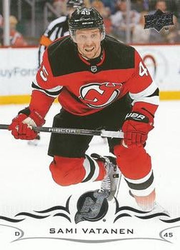 #109 Sami Vatanen - New Jersey Devils - 2018-19 Upper Deck Hockey