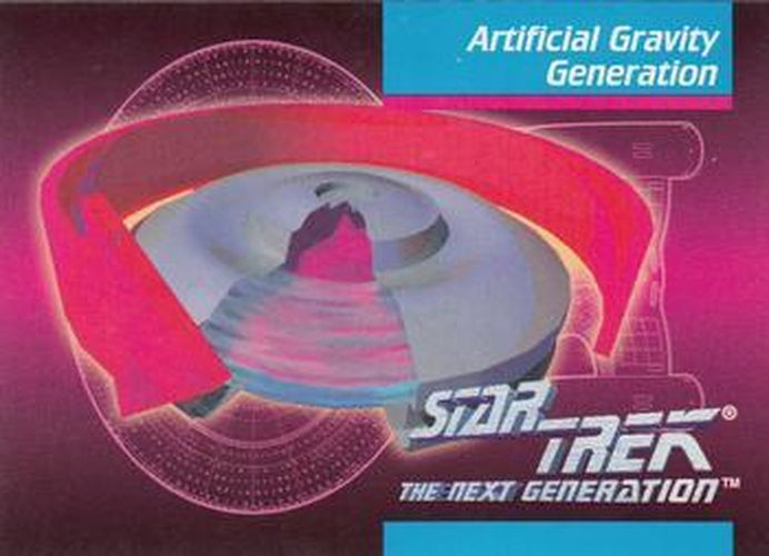 #109 Artificial Gravity Generation - 1992 Impel Star Trek: The Next Generation