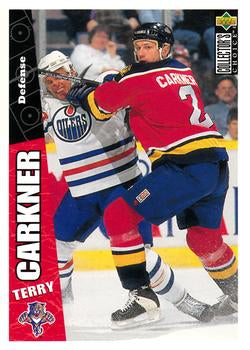 #109 Terry Carkner - Florida Panthers - 1996-97 Collector's Choice Hockey