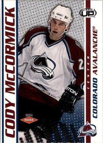 #109 Cody McCormick - Colorado Avalanche - 2003-04 Pacific Heads Up Hockey