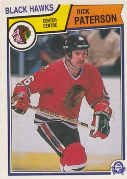 #109 Rick Paterson - Chicago Blackhawks - 1983-84 O-Pee-Chee Hockey