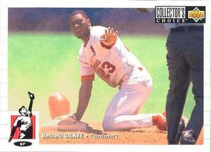 #109 Bernard Gilkey - St. Louis Cardinals - 1994 Collector's Choice Baseball