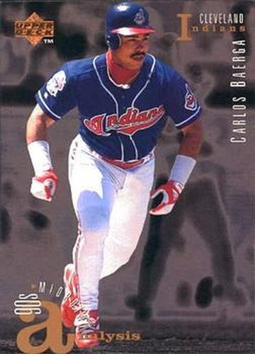 #109 Carlos Baerga - Cleveland Indians - 1995 Upper Deck Baseball