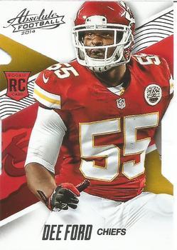#109 Dee Ford - Kansas City Chiefs - 2014 Panini Absolute - Retail Football