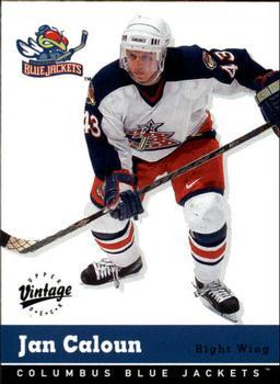 #109 Jan Caloun - Columbus Blue Jackets - 2000-01 Upper Deck Vintage Hockey