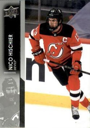 #109 Nico Hischier - New Jersey Devils - 2021-22 Upper Deck Hockey