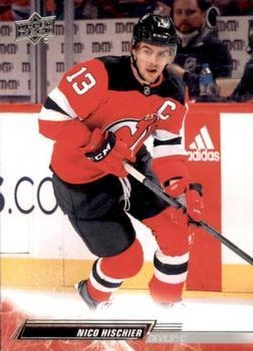 #109 Nico Hischier - New Jersey Devils - 2022-23 Upper Deck Hockey
