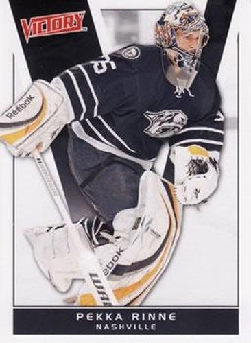 #109 Pekka Rinne - Nashville Predators - 2010-11 Upper Deck Victory Hockey
