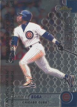 #109 Sammy Sosa - Chicago Cubs - 1999 Finest Baseball