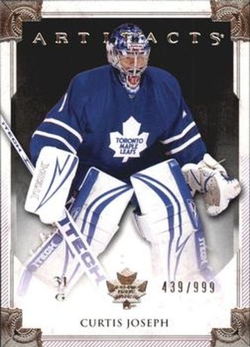 #109 Curtis Joseph - Toronto Maple Leafs - 2013-14 Upper Deck Artifacts Hockey