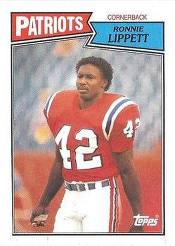 #109 Ronnie Lippett - New England Patriots - 1987 Topps Football