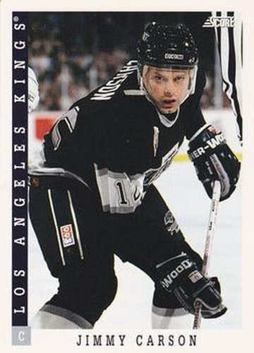 #109 Jimmy Carson - Los Angeles Kings - 1993-94 Score Canadian Hockey