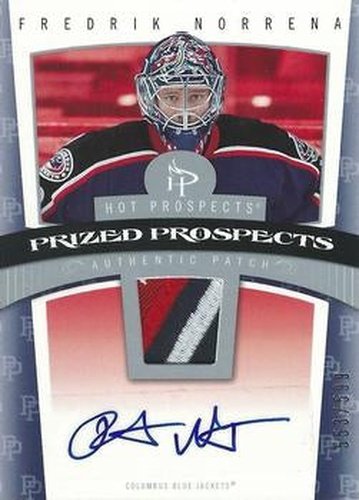 #109 Fredrik Norrena - Columbus Blue Jackets - 2006-07 Fleer Hot Prospects Hockey