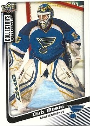 #109 Chris Mason - St. Louis Blues - 2009-10 Collector's Choice Hockey
