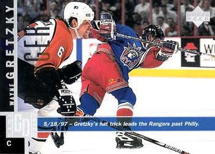 #109 Wayne Gretzky - New York Rangers - 1997-98 Upper Deck Hockey