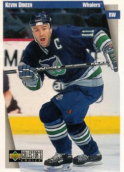 #109 Kevin Dineen - Hartford Whalers - 1997-98 Collector's Choice Hockey