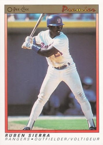 1991 O-Pee-Chee Premier Andre Dawson #31 Chicago Cubs Baseball Card