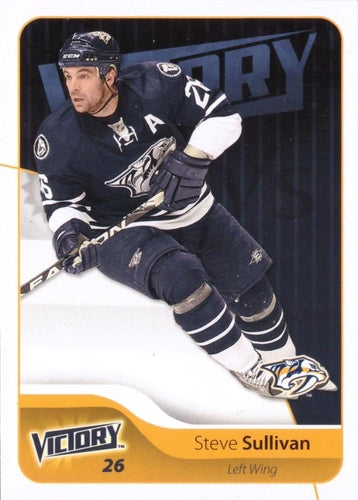 #109 Steve Sullivan - Nashville Predators - 2011-12 Upper Deck Victory Hockey