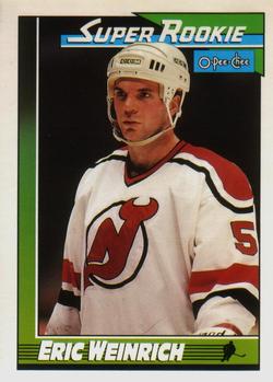 #10 Eric Weinrich - New Jersey Devils - 1991-92 O-Pee-Chee Hockey