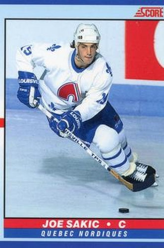 #10 Joe Sakic - Quebec Nordiques - 1990-91 Score Young Superstars Hockey
